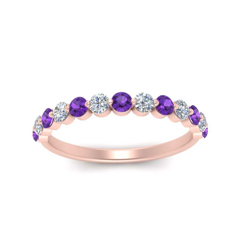 shared-single-prong-half-way-wedding-band-with-purple-topaz-in-rose-gold-FD9478B(0.50ct)GVITO-NL-RG