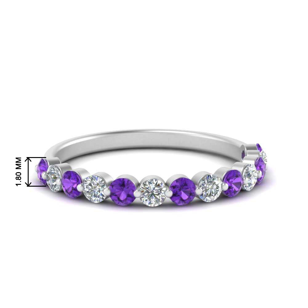 shared-single-prong-half-way-wedding-band-with-purple-topaz-in-white-gold-FD9478B(0.50ct)GVITO-NL-WG