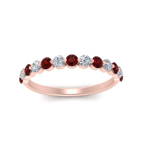 shared-single-prong-half-way-wedding-band-with-ruby-in-rose-gold-FD9478B(0.50ct)GRUDR-NL-RG