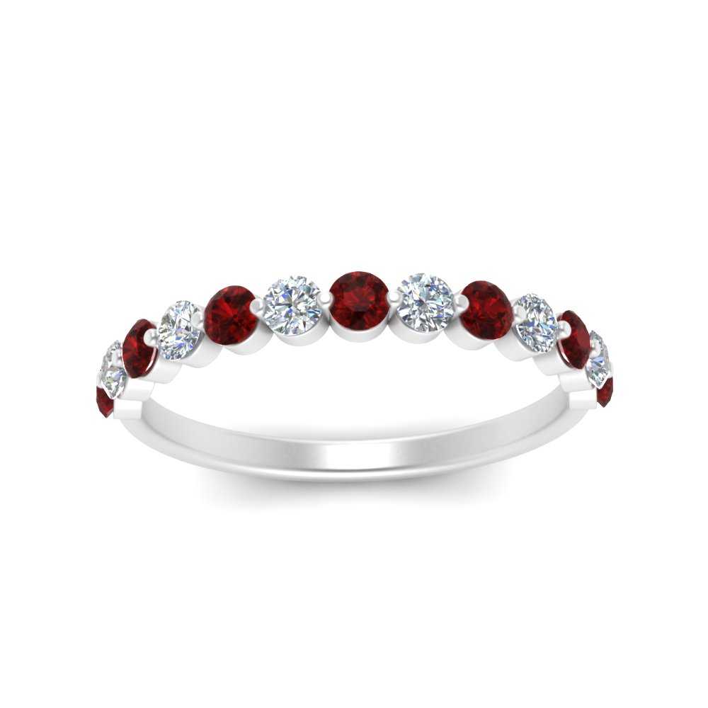 shared-single-prong-half-way-wedding-band-with-ruby-in-white-gold-FD9478B(0.50ct)GRUDR-NL-WG