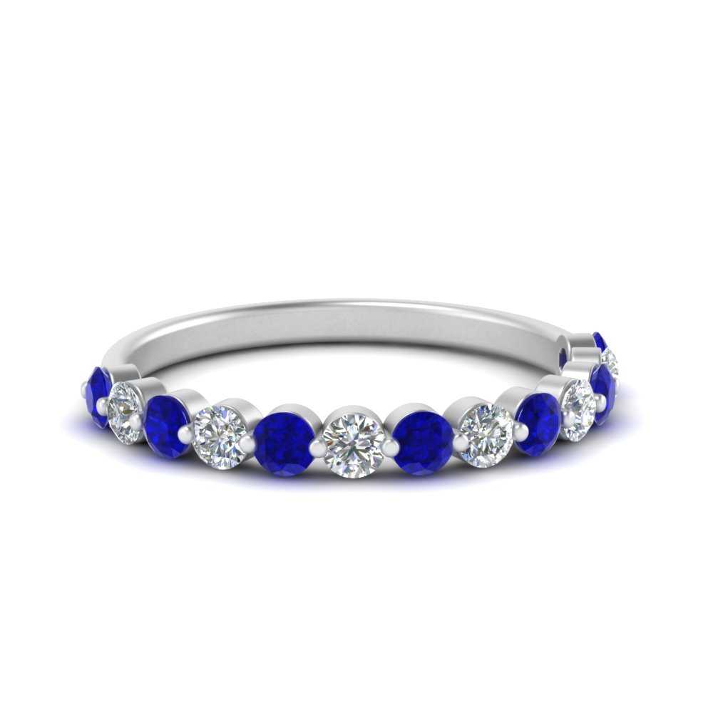 shared-single-prong-half-way-wedding-band-with-sapphire-in-white-gold-FD9478B(0.50ct)GSABL-NL-WG
