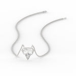 Load image into Gallery viewer, shield-diamond-solitaire-pendant-in-white-gold-FDPD11465-NL-WG
