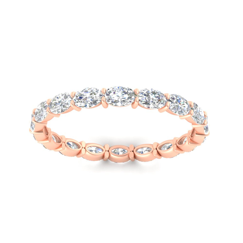 sideways-oval-shape-2-carat-eternity-diamond-wedding-ring-in-rose-gold-FDEWB8425OVANGLE5-2.00CT-NL-RG