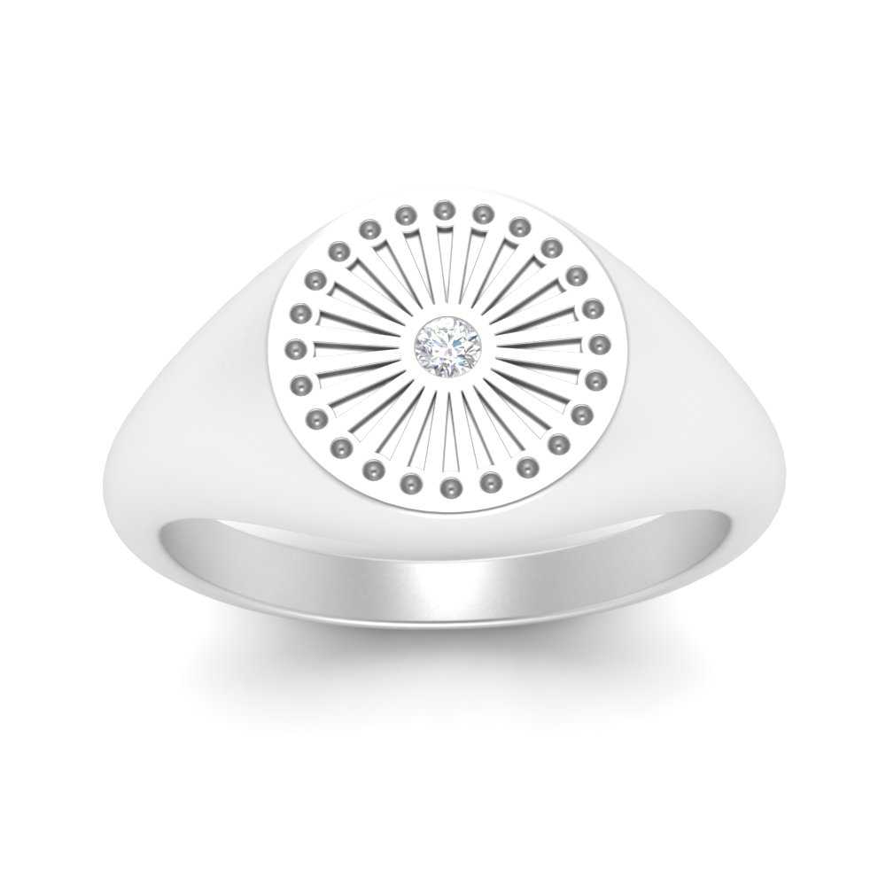 Signet Rays Ring