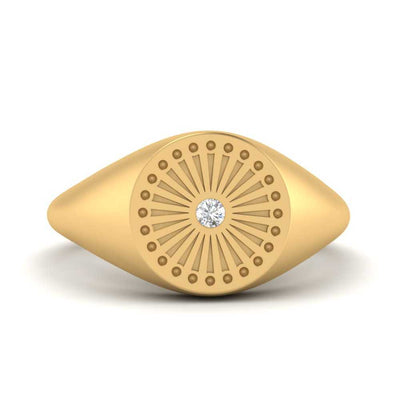 Signet Rays Ring