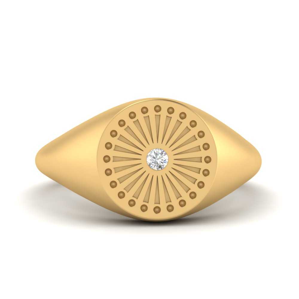 Signet Rays Ring