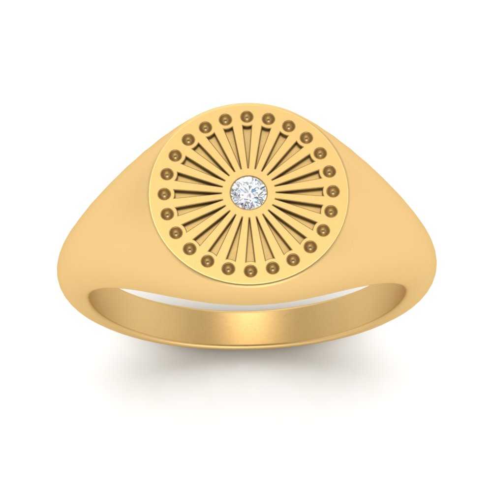Signet Rays Ring