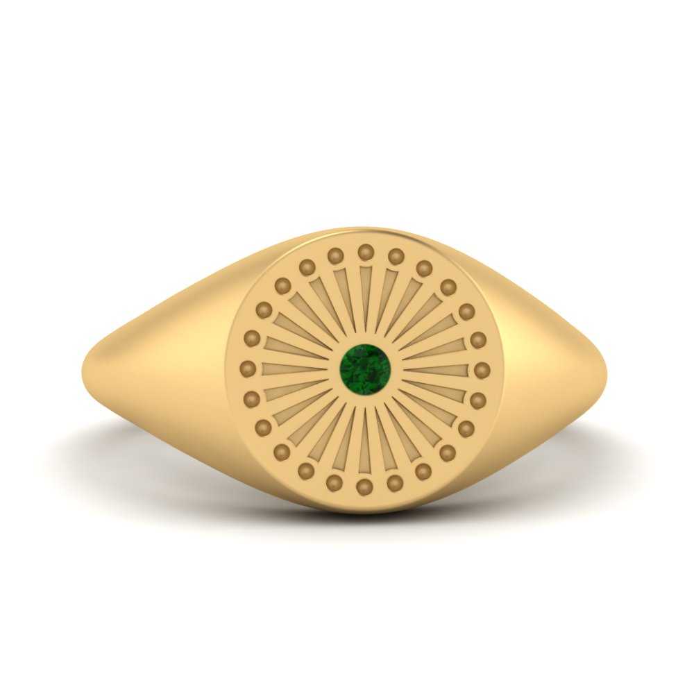 Signet Rays Ring