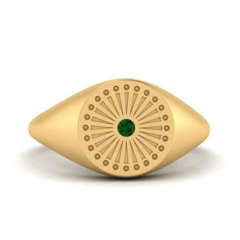 Signet Rays Ring