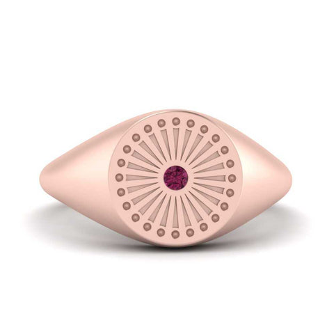 Signet Rays Ring