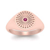 Load image into Gallery viewer, Signet Rays Ring