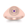 Load image into Gallery viewer, Signet Rays Ring