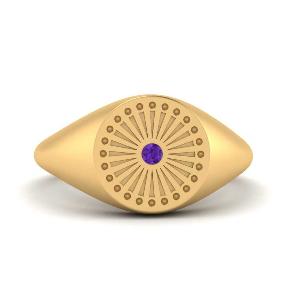Signet Rays Ring