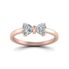 Load image into Gallery viewer, simple-2-heart-diamond-promise-engagement-ring-in-18K-rose-gold-FD8238-NL-RG