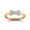 Load image into Gallery viewer, simple-2-heart-diamond-promise-engagement-ring-in-18K-yellow-gold-FD8238-NL-YG