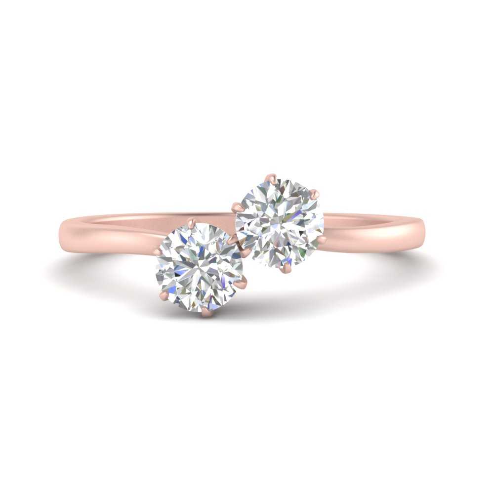 simple-2-stone-diamond-engagement-ring-in-rose-gold-FD10037ROR-NL-RG