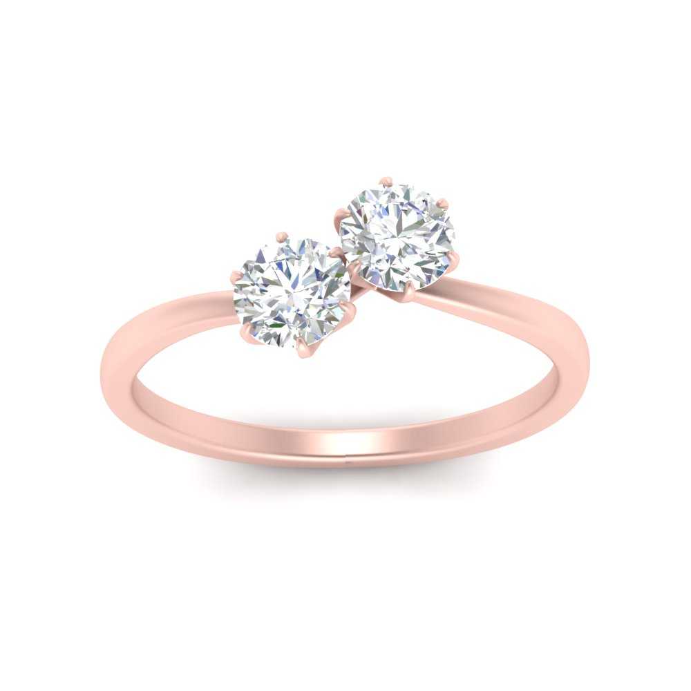 simple-2-stone-diamond-engagement-ring-in-rose-gold-FD10037ROR-NL-RG