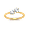 Load image into Gallery viewer, simple-2-stone-diamond-engagement-ring-in-yellow-gold-FD10037ROR-NL-YG