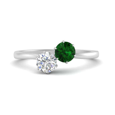 simple-2-stone-emerald-engagement-ring-in-white-gold-FD10037RORGEMGR-NL-WG