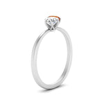 Load image into Gallery viewer, simple-2-stone-orange-sapphire-engagement-ring-in-white-gold-FD10037RORGSAOR-NL-WG
