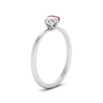 Load image into Gallery viewer, simple-2-stone-pink-sapphire-engagement-ring-in-white-gold-FD10037RORGSADRPI-NL-WG

