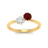 Load image into Gallery viewer, simple-2-stone-ruby-engagement-ring-in-yellow-gold-FD10037RORGRUDR-NL-YG