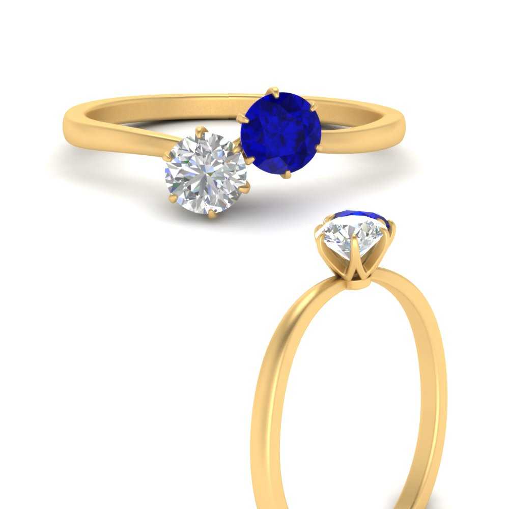 simple-2-stone-sapphire-engagement-ring-in-yellow-gold-FD10037RORGSABL-NL-YG