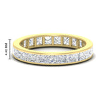 Load image into Gallery viewer, simple-5-carat-princess-cut-diamond-eternity-ring-in-yellow-gold-FDEWB160PRB-5.00CT-NL-YG-HW.jpg?v=1766128426