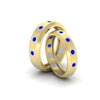 Load image into Gallery viewer, Simple Bezel Set Round Couples Bands