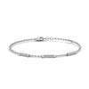 Load image into Gallery viewer, Simple Bar Diamond Chain Bracelet
