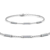 Load image into Gallery viewer, Simple Bar Diamond Chain Bracelet