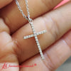 Load image into Gallery viewer, simple-diamond-cross-pendant-in-white-gold-fdpd10797-fancyhand-nl-wg