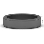 Load image into Gallery viewer, Simple Flat Wedding Band 4MM
