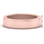 Load image into Gallery viewer, Simple Flat Wedding Band 4MM
