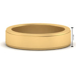 Load image into Gallery viewer, Simple Flat Wedding Band 4MM
