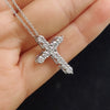Load image into Gallery viewer, simple-prong-cross-pendant-fdpd10825-0.50-ct-fancy-1-wg