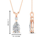 Load image into Gallery viewer, simple-round-and-pear-diamond-pendant-in-FDPD10940ANGLE1-NL-RG-GS
