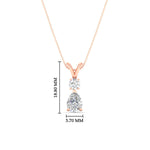 Load image into Gallery viewer, simple-round-and-pear-diamond-pendant-in-rose-gold-fdpd10940angle1-nl-rg-hw.jpg
