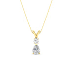 Load image into Gallery viewer, simple-round-and-pear-diamond-pendant-in-yellow-gold-fdpd10940angle1-nl-yg.jpg
