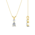Load image into Gallery viewer, simple-round-and-pear-diamond-pendant-in-yellow-gold-fdpd10940angle2-nl-yg.jpg
