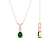Load image into Gallery viewer, simple-round-and-pear-emerald-sapphire-pendant-in-rose-gold-fdpd10940gemgerangle2-nl-rg.jpg