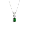 Load image into Gallery viewer, simple-round-and-pear-emerald-sapphire-pendant-in-white-gold-fdpd10940gemgerangle3-nl-wg.jpg