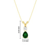 Load image into Gallery viewer, simple-round-and-pear-emerald-sapphire-pendant-in-yellow-gold-fdpd10940gemgerangle1-nl-yg-hw.jpg