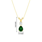 Load image into Gallery viewer, simple-round-and-pear-emerald-sapphire-pendant-in-yellow-gold-fdpd10940gemgerangle1-nl-yg-hw.jpg
