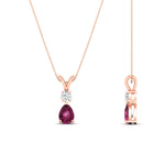 Load image into Gallery viewer, simple-round-and-pear-pink-sapphire-pendant-in-rose-gold-fdpd10940gsadrpiangle2-nl-rg.jpg
