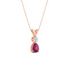 Load image into Gallery viewer, simple-round-and-pear-pink-sapphire-pendant-in-rose-gold-fdpd10940gsadrpiangle3-nl-rg.jpg