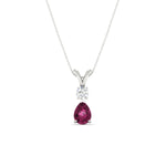 Load image into Gallery viewer, simple-round-and-pear-pink-sapphire-pendant-in-white-gold-fdpd10940gsadrpiangle1-nl-wg.jpg
