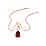 Load image into Gallery viewer, simple-round-and-pear-ruby-sapphire-pendant-in-rose-gold-fdpd10940grudrsleep-nl-rg.jpg
