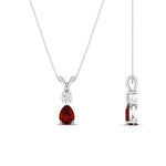 Load image into Gallery viewer, simple-round-and-pear-ruby-sapphire-pendant-in-white-gold-fdpd10940grudrangle2-nl-wg.jpg
