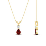 Load image into Gallery viewer, simple-round-and-pear-ruby-sapphire-pendant-in-yellow-gold-fdpd10940grudrangle2-nl-yg.jpg
